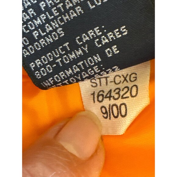 Vintage Tommy Jeans Yellow Puffer Vest Nylon Down Womens M Y2K Streetwear Logo - Picture 7 of 12